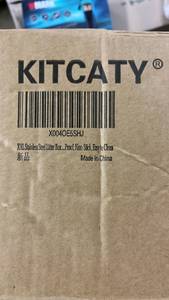 lot 17036 image: Kitcaty XXL Stainless Steel Litter Box - Retail $45
