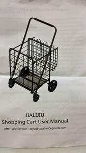 lot 17063 image: Jialiliu Folding Shopping Cart - Retail $69