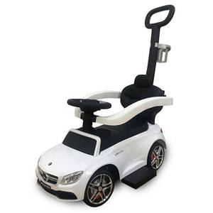 lot 17077 image: Best Ride on Cars Mercedes C63 3-in-1 Cup Holder Push Car - Retail $200