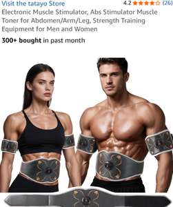 lot 17079 image: USB Rechargeable Electronic Muscle Stimulator - Retail $59