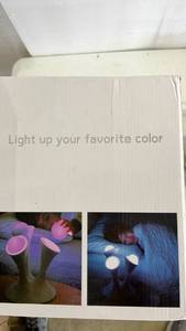 lot 17102 image: Color Changing Interactive Mood Lamp - Retail $45