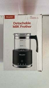 lot 17104 image: Morphot Electric Milk Frother HS001-G - Retail $49