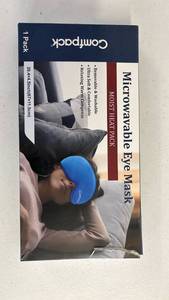 lot 17108 image: Comfortack Microwavable Eye Mask Heat Pack - Retail $14