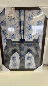 lot 17151 image: 20�� x 30�� wooden picture frame - Retail $0