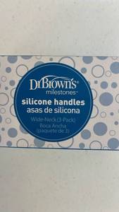 lot 17169 image: Dr. Browns Wide-Neck Silicone Handles 3-Pack - Retail $13
