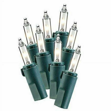 lot 12217 image: Philips 100 Mini Lights Clear with Green Wire