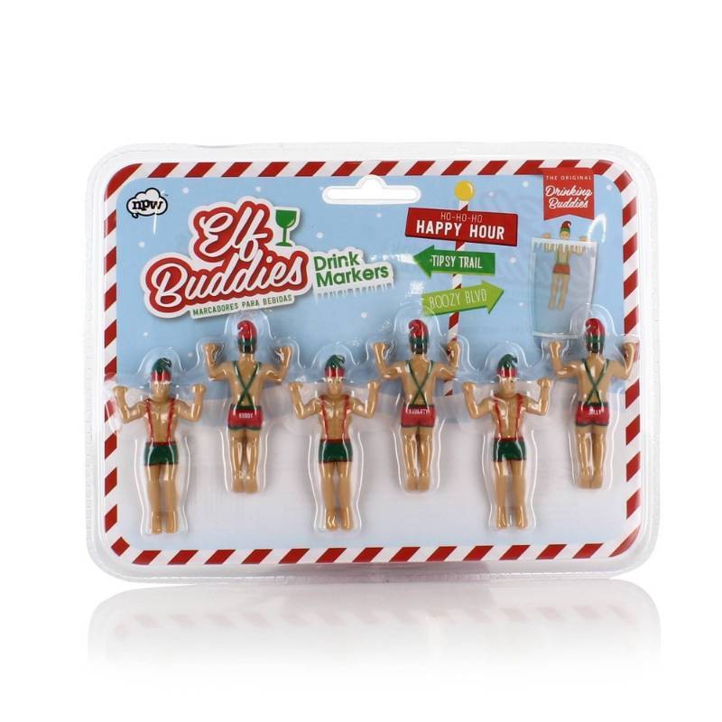 lot 12276 image: Elf Buddies Beverage Markers