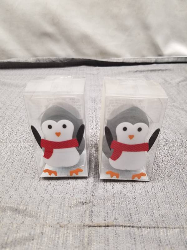 lot 12285 image: (2) Playful Penguin Blender For Eyes And Nose