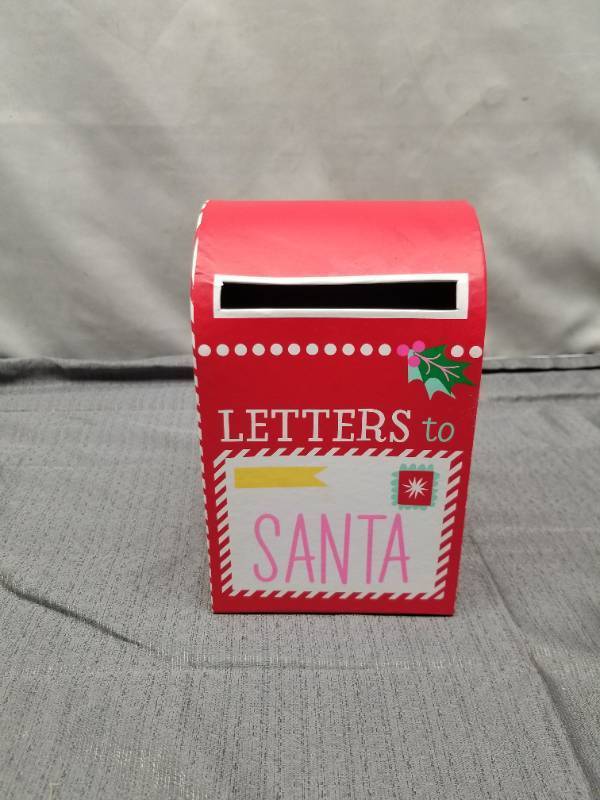 lot 12338 image: Letters to Santa Christmas Mailbox Decoration