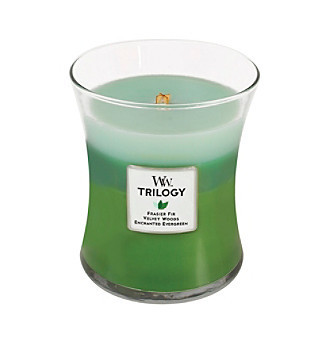 lot 12361 image: WoodWick Candle Holiday Trilogy Medium Jar