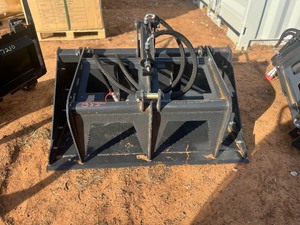 lot 1084N image: Unused Flat Bottom Grapple Bucket for Mini Skid Steer