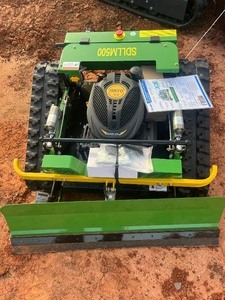 lot 1008N image: 2025 Unused SDLLM500 Remote Controlled Lawn Mower with DozerSnow Blade - Sit in the comfort of your living room while you plow snow this winter