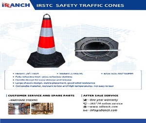 lot 1115N image: Set of 50 Safety Cones - Unused