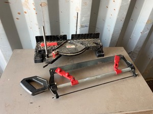 lot 1066N image: Made in USA adjustable Miter Saw