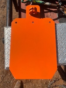 lot 1020N image: Unused AR500 Steel Shooting Target - 38 inch thick, Laser Cut, 20 inches long