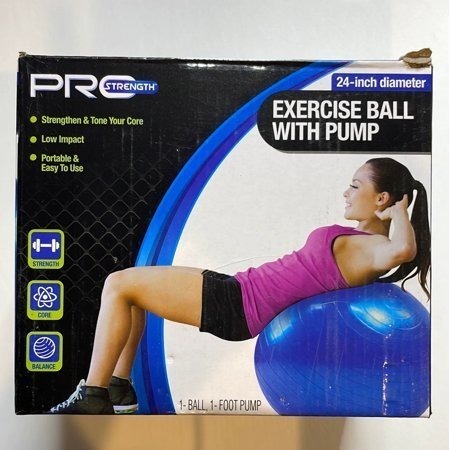 lot 40441 image: Fitness  Pro Strength Exercise Ball - Retail $35