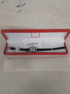 lot 3738 image: Liz Claiborne Womens Tonneau Watch