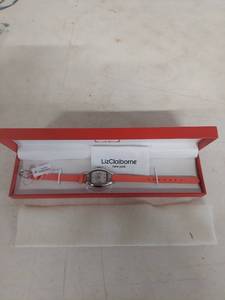 lot 3757 image: Liz Claiborne Womens Watch with Coral Strap