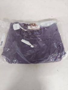 lot 3763 image: Coach Signature Purple Nylon Hobo Bag