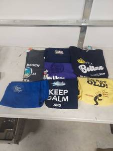 lot 3767 image: Collection of Theme Park and Beach T-Shirts - XXL