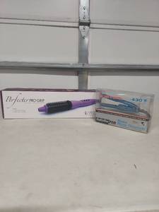 lot 3804 image: Calista Tools Perfecter Pro Grip Digital Fusion Styler and nono straightener