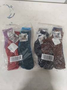 lot 3823 image: Muk Luks Aloe Socks Multi-Color Pack - 8 pair
