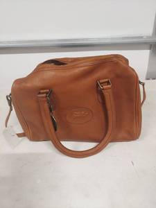 lot 3840 image: American Eagle Brown Leather Satchel