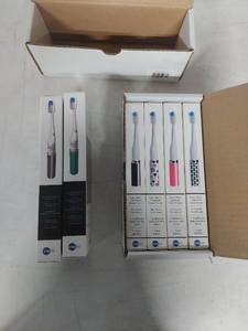 lot 3847 image: Violife Duosonic Travel Electric Toothbrush Set