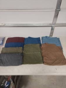 lot 3869 image: Lot of 8 Mens Cotton T-Shirts Mixed Colors