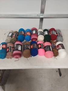 lot 3870 image: Red Heart Super Saver Yarn Collection and other brands