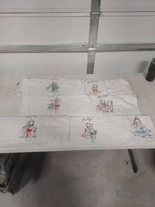 lot 3916 image: Days of the Week Tea Towels Set