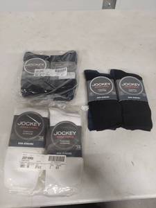 lot 3921 image: Jockey Womens Dress Crew Socks 3-Pack