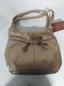 lot 3924 image: Ticianello Gold Metallic Leather Handbag