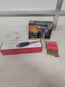 lot 3963 image: Professional Hair Styling Tools Bundle - Calista Perfecter