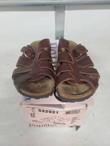 lot 4003 image: Papillio Santa Fe Leather Sandals by Birkenstock