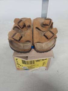 lot 4011 image: Birkis Iceland Sandals Brown Leather