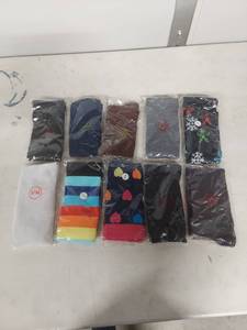 lot 4013 image: Mixed Pattern Sock Bundle - 10 Pairs
