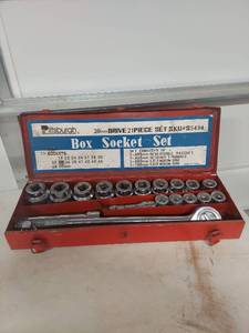 lot 1245 image: Pittsburgh 20mm Drive Socket Set