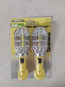 lot 1274 image: Performax 200 Lumen LED Work Light 2-Pack