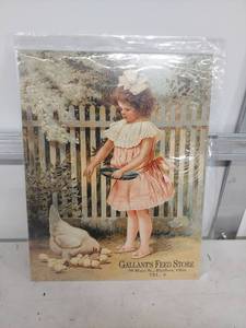 lot 1307 image: Gallants Feed Store Tin Sign