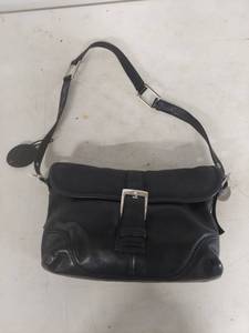 lot 1311 image: American Angel Black Leather Shoulder Bag