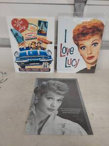 lot 1317 image: I Love Lucy Metal Sign Collection