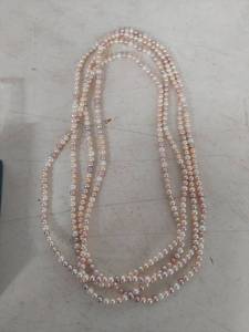 lot 1320 image: Natural Multi-Color Freshwater Pearl Strand - 100