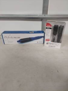 lot 1348 image: Calista Tools Perfecter Pro Grip Digital Fusion Styler and Mini Straightener