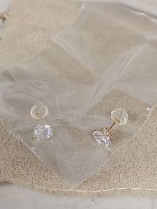 lot 1413 image: BELLA LUCE 4.34CTW Round Brilliant Cut CZ Stud Earrings