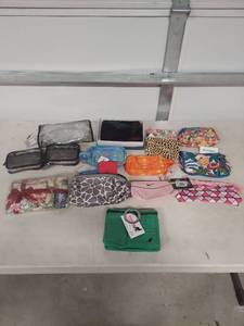 lot 1433 image: Mixed Brand Cosmetic Bags and Travel Cases Lot