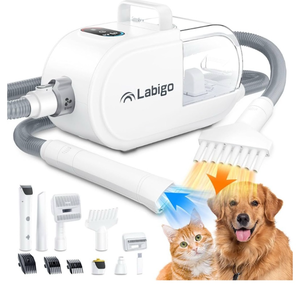 lot 15069 image: Labigo Professional Pet Grooming Vacuum Kit - Retail $200