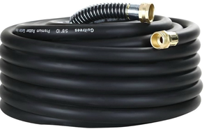 lot 15094 image: Premium Heavy-Duty Garden Hose with Brass Fittings - Retail $60