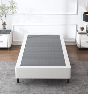 lot 13715 image: Twin Box Spring Bed Base, Heavy Duty Metal Box Spring Mattress Foundation 3000lbs Max Weight, Easy Assembly, Quiet & Noise-Free - Retail $80