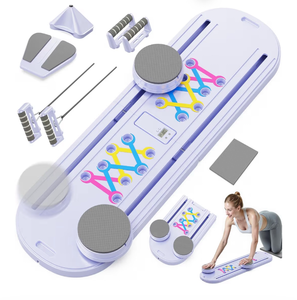 lot 13728 image: Pilates Reformer Equipment for Home Workout, Portable Core &amp Ab Exercise Machine for Women, Easy-to-Use Pilates Board for Full Body Toning, Lightweight Fitness Gear for Beginners &amp Busy Moms - Retail $130